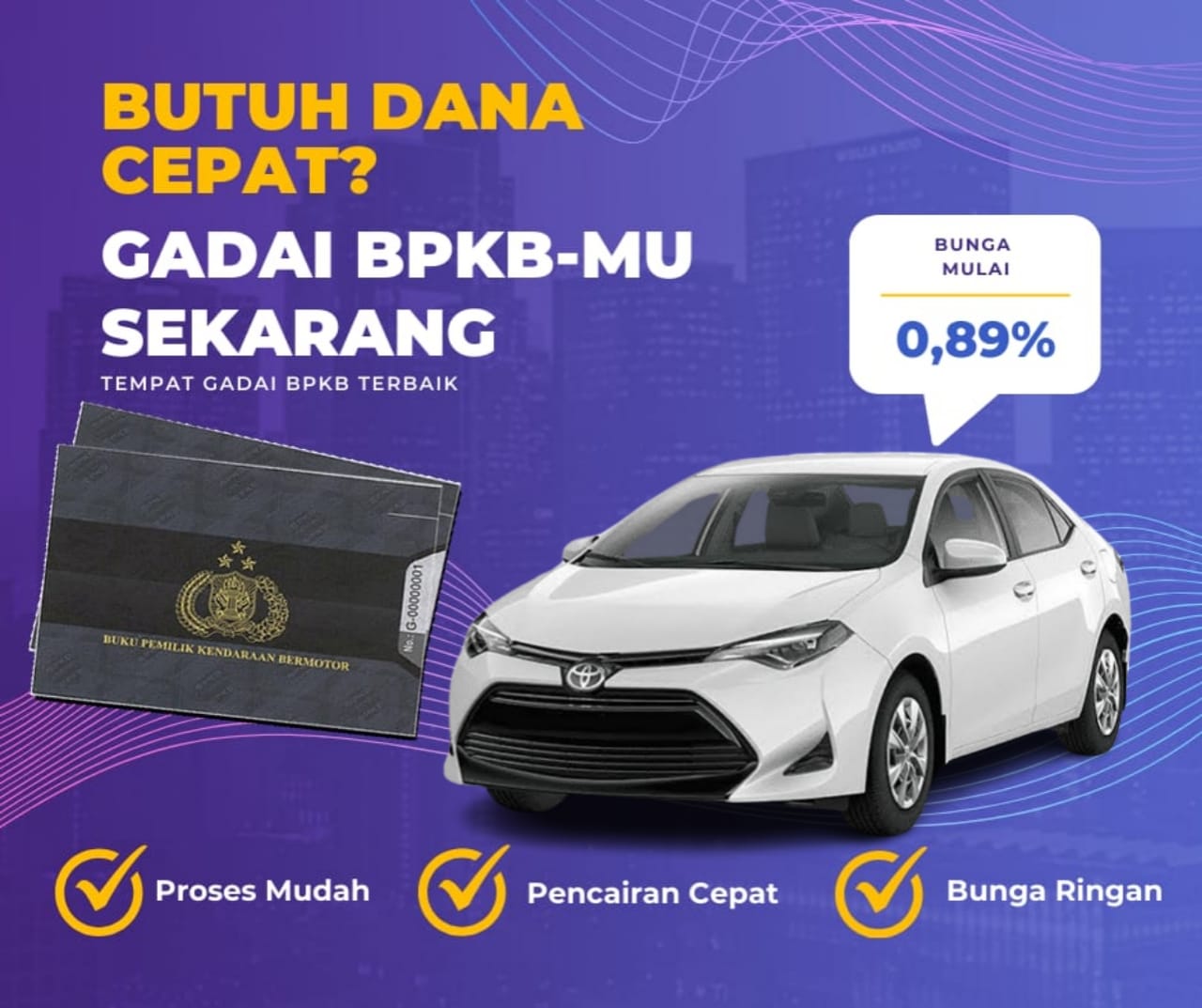 Pinjaman Dana Jaminan Bpkb Mobil Toyota Corollaaltis Dapat Dana Berapa? Seperti Ini Simulasinya